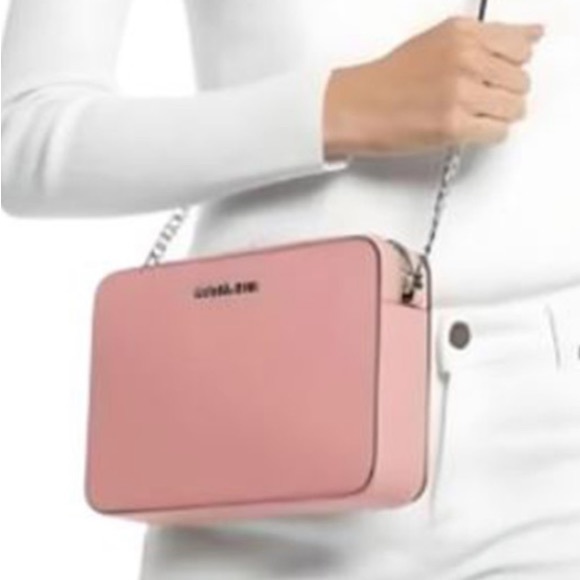 Michael Kors Jet Set Item Large East West Zip Crossbody Leather Primrose 
NWT - Picture 4 of 16